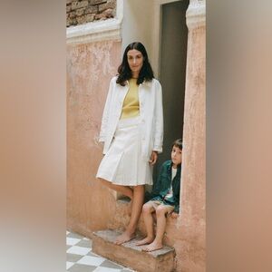 J Crew Box Pleated Skirt